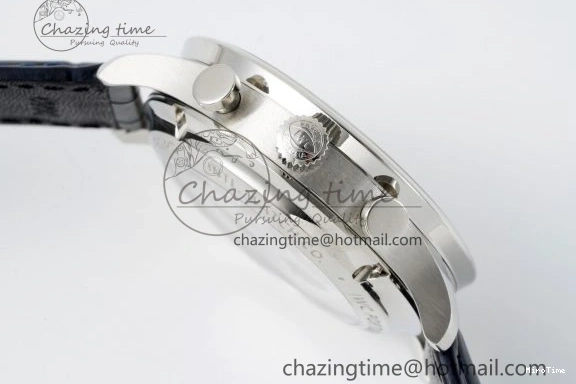 MIROTIME 1230 Portuguese Chrono IW3716 RSF 1:1 Best Edition Blue Dial on Black Leather Strap A RelaxedFit 7045